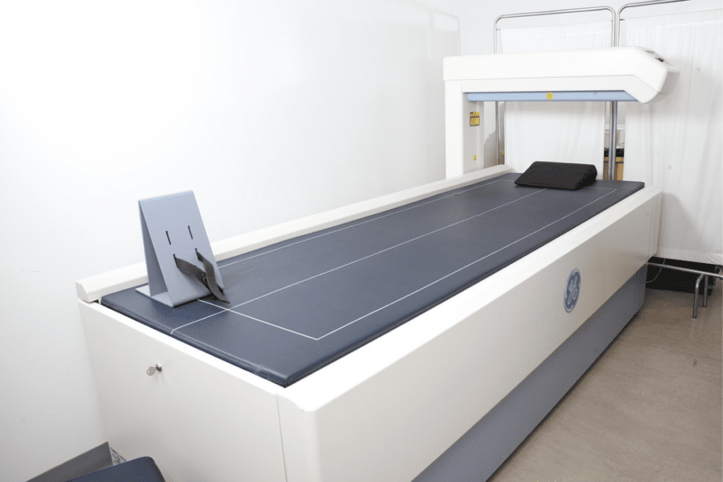 Aparato de imágenes para exámenes médicos.