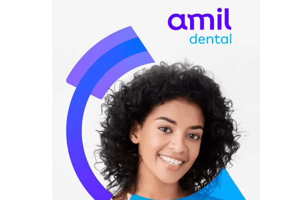 banner amil dental jovem sorrindo