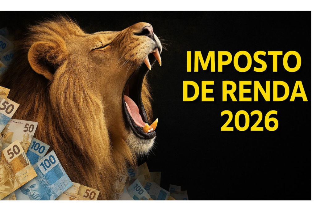 Leão do Imposto de renda 2026.