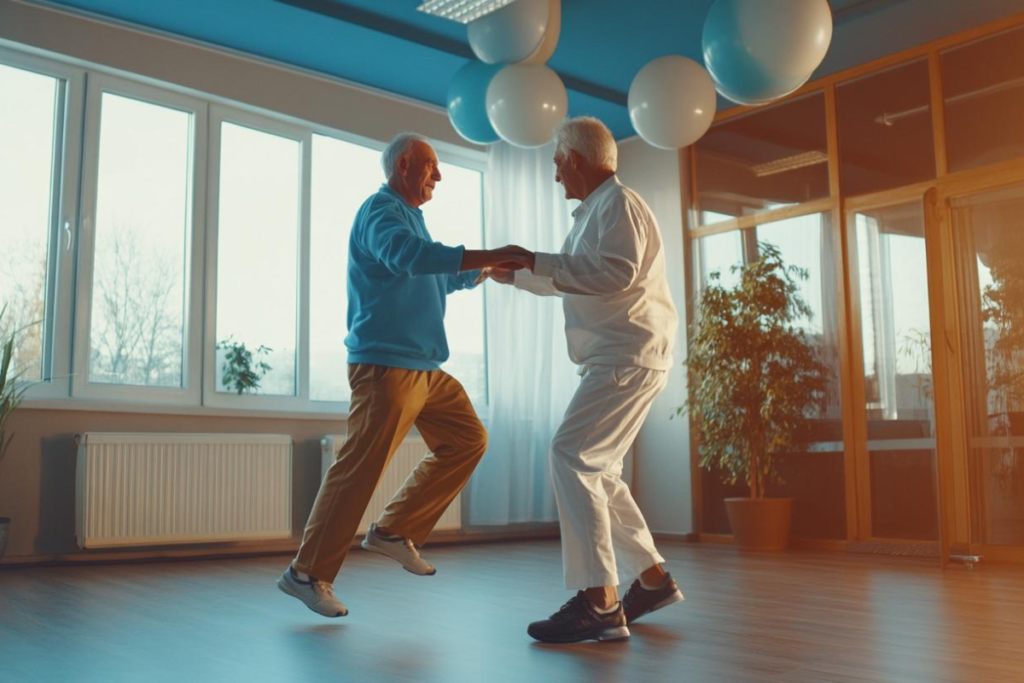 Movimento melhora mobilidade.