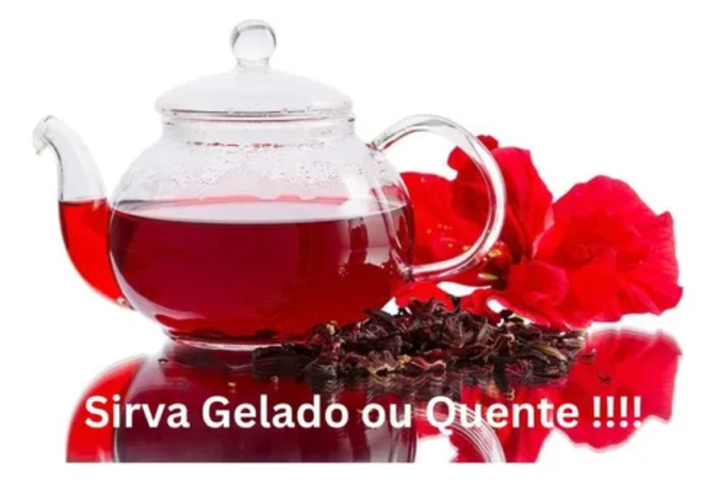 Hibisco gelado ou quente.