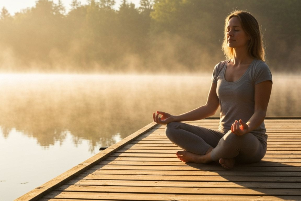 Mindfulness e água.