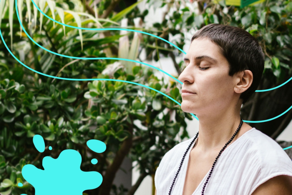 Convite a calma e atenção plena.