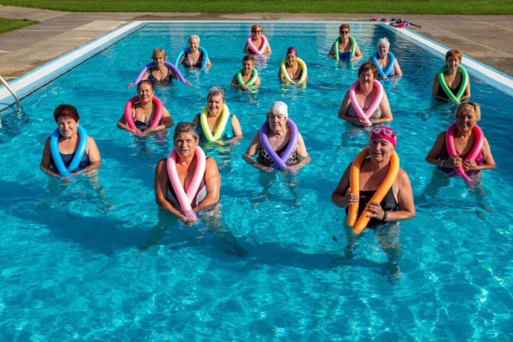 Movimento e hidroginástica.