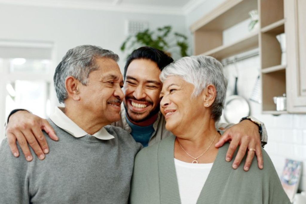 A família na saúde do homem.