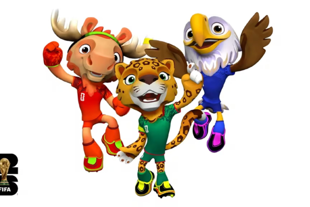 Mascotes da copa do mundo 2026.