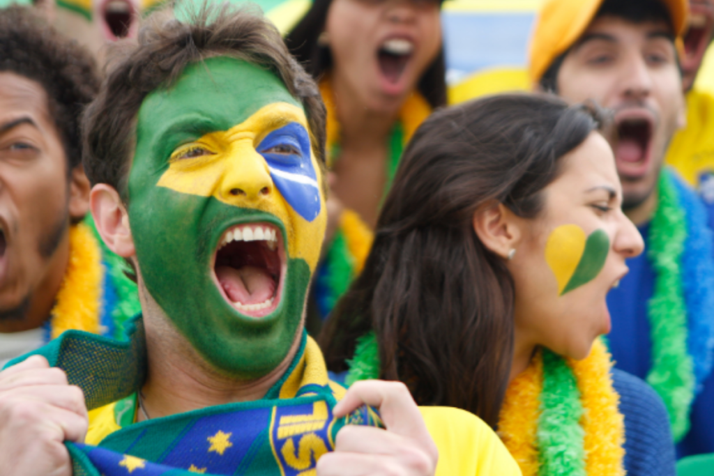 Torcida brasileira na Copa 2026.
