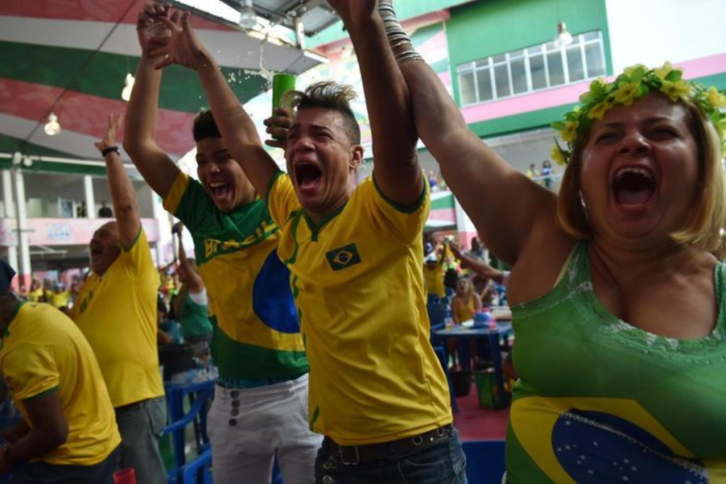 Torcedores do Brasil.