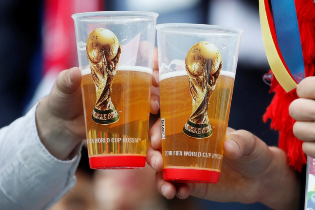 Bebidas alcoólicas na Copa do Mundo.