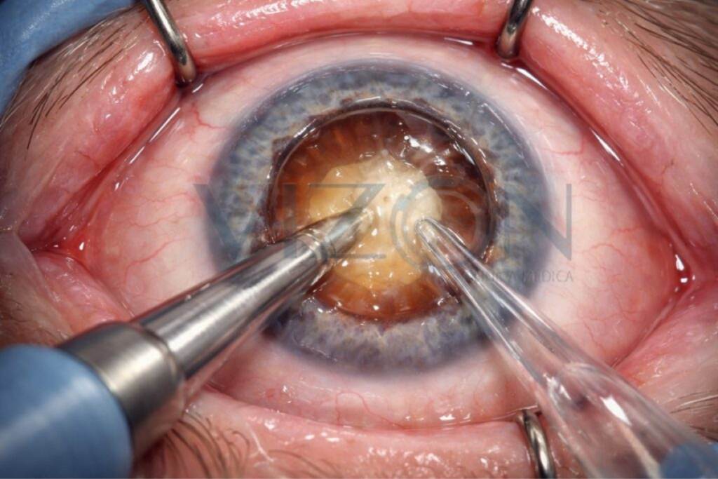 Visão da cirugia ocular.