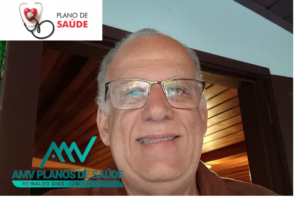 Corretor Reinaldo da AMV Planos de Saúde.