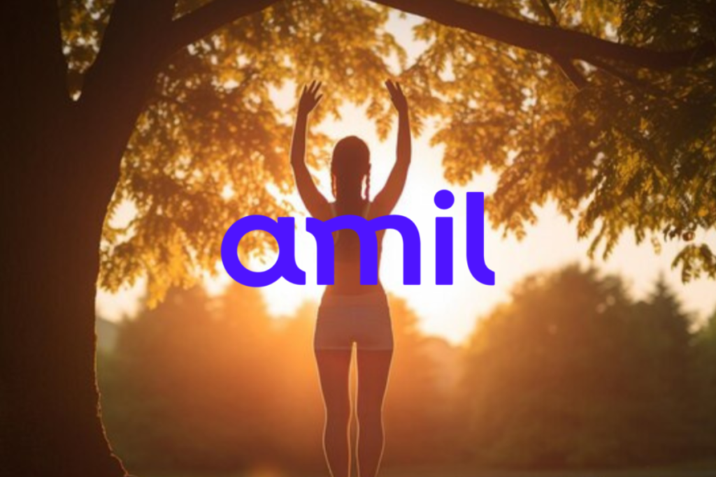 Amil operadora de saúde do Brasil.