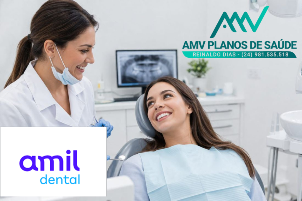Amil Dental gratuito por 12 meses .