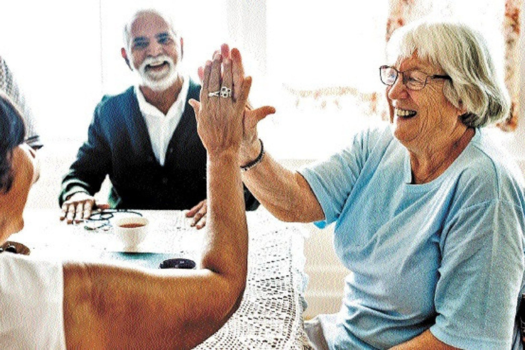 Idosos em tratamento do SUS para ludopatia.