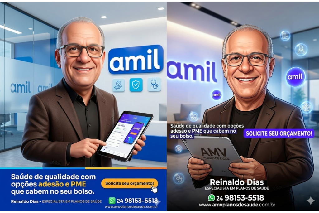 Corretor de planos de saúde. Reinaldo Dias