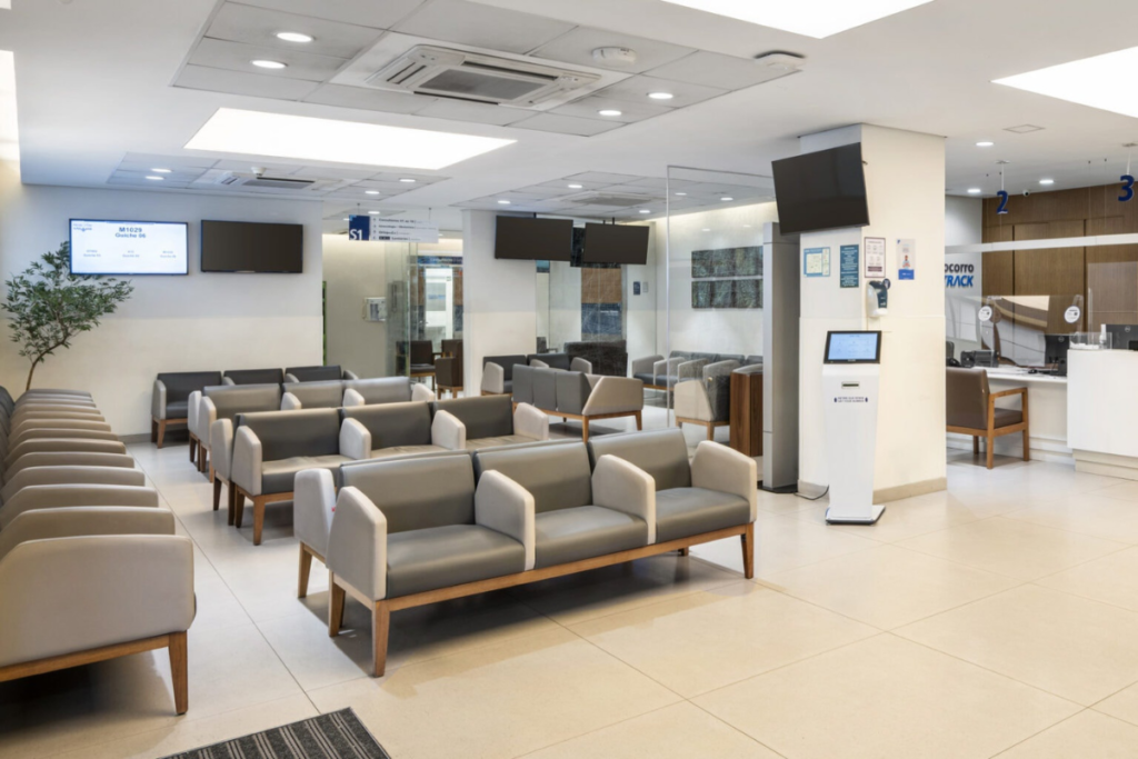 Hospital para internação e emergência credenciado a planos de saúde.