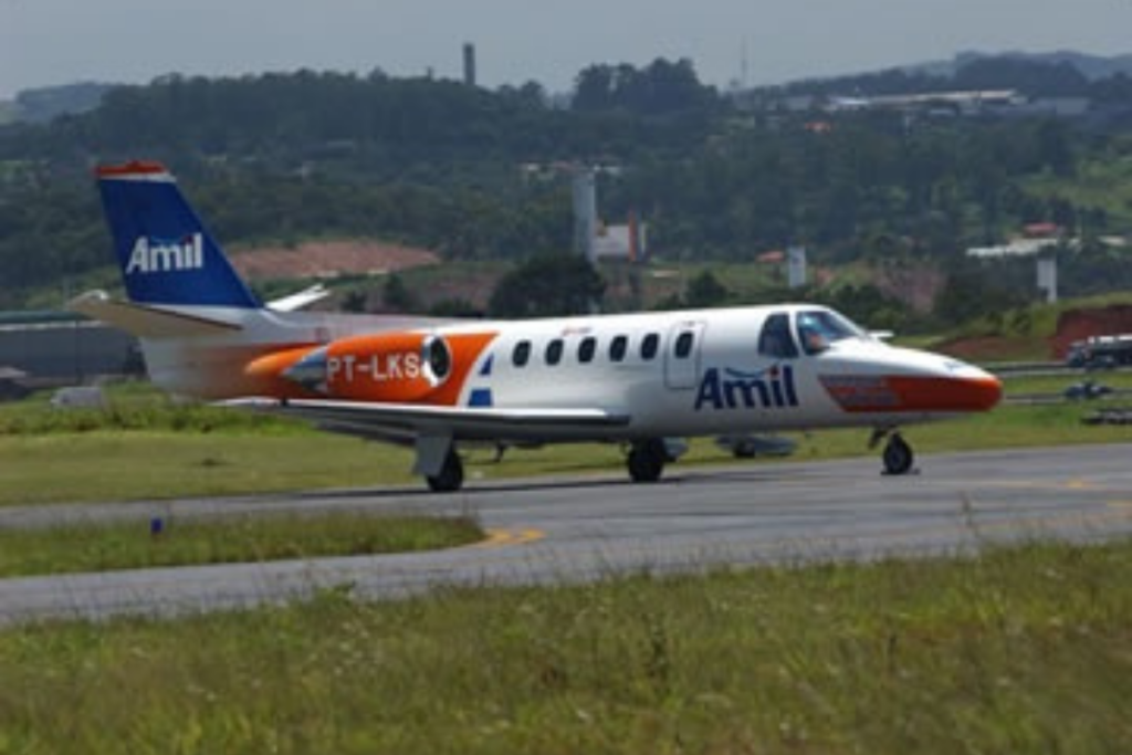 Avião do Amil Resgate.