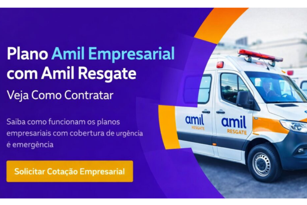Planos de saúde Amil com resgate.