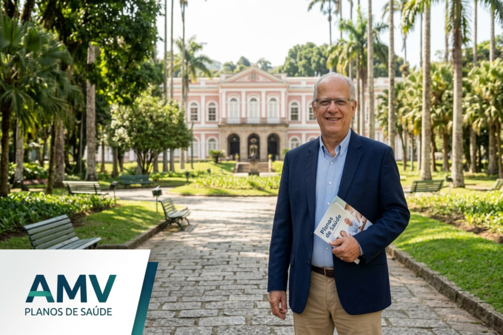 Corretor Reinaldo da AMV Planos de Saúde.