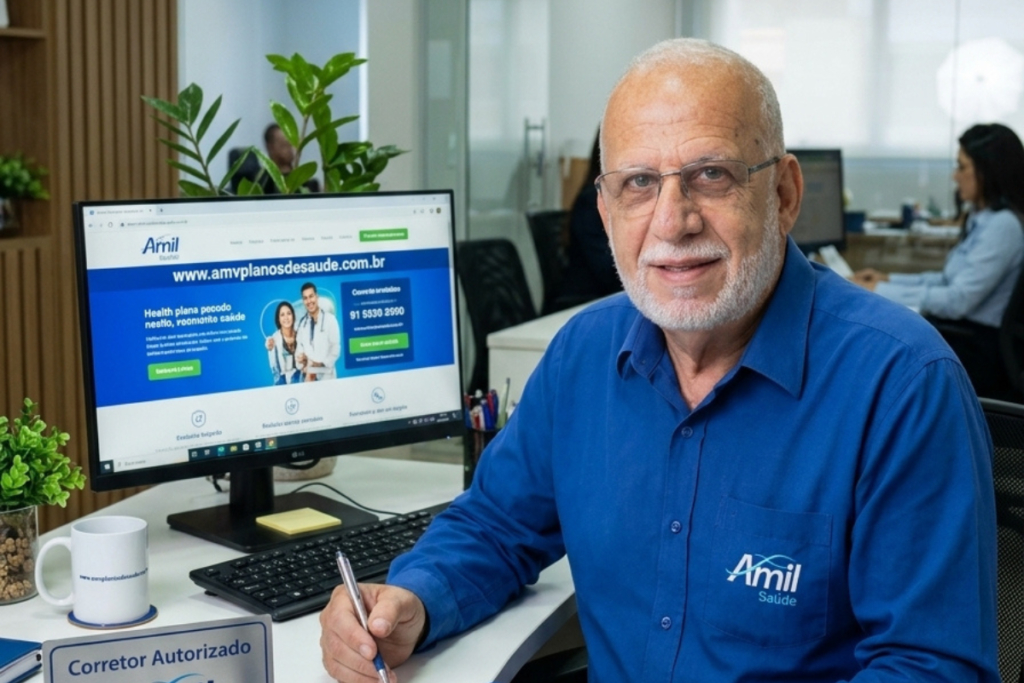Corretor autorizado Amil: Reinaldo Dias.